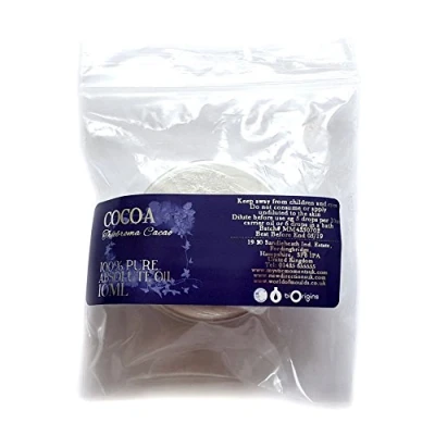Image of Mystic Moments Cocoa Absolute Oil 5g (Theobroma Cacao) Pure &amp; Natural for Skincare, Perfumery Aromatherapy