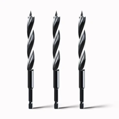 Image of hsawbit Wood Drill Bits, 3pcs x 10mm 155mm Auger Bit Extra Long Bits Plastic, Drywall Woodworking Hole