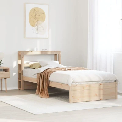 Image of vidaXL Bed Frame with Headboard without Mattress 90x190 cm Single