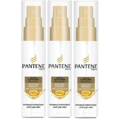 Image of 3 x 75ml Pantene Oil Replacement On The Go Emergency Moisture Boost