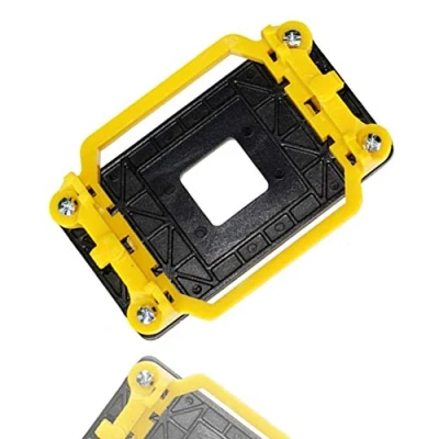 Image of NMD&amp;LR CPU Backplate For AM3, Plastic Backplane Radiator Fan Bottom Bracket AMD AM2/AM3/FM1/FM2 Motherboard (yellow)