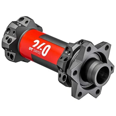 Image of DT Swiss 240 EXP Straight Pull front disc 6 bolt 110 x 15 mm Boost, 28 hole black