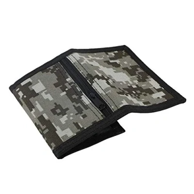 Image of RFID Slim Camouflage Wallet for Kids/Trifold Wallets Men/Mini Trifold Coin Purse with Zipper Kids (Beige Mosaic)