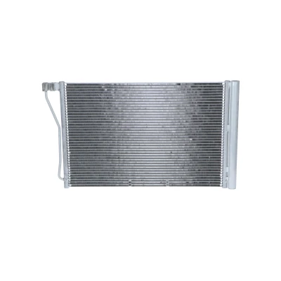 Image of 17112284243, 17119389419, 2284243, 64509109725, 64509391493 Condenser NRF Easy Fit 350365 with dryer, seal ring 15,3mm 13,7mm Aluminium 575mm