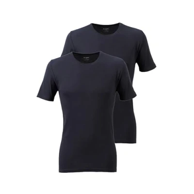 Image of Jockey® Modern Classic Round Neck T Shirt 2 Pack, Black, S