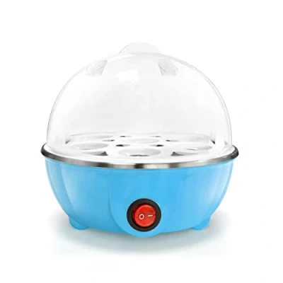 Image of Egg Cooker,Abaobao Multifunctional Electric 7 Boiler Cooker Mini Steamer Poacher Kitchen Cooking Tool (Blue)