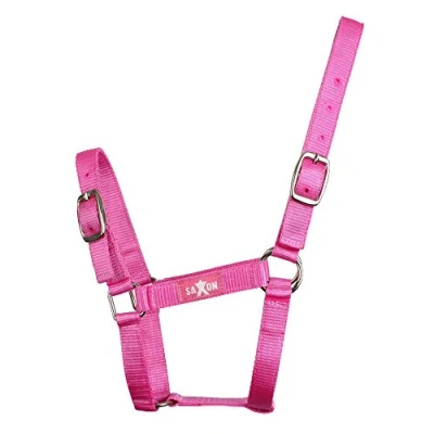 Image of Saxon Economy Headcollar Pink Small Pony