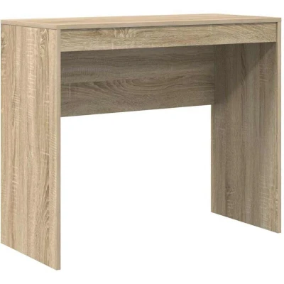 Image of vidaXL Writing Desk Sonoma Oak Engineered Wood 90 x 40 76 cm