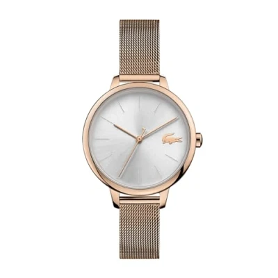Image of Lacoste Analogue Quartz Watch for Women with Carnation Gold Colored Stainless Steel Bracelet 2001103