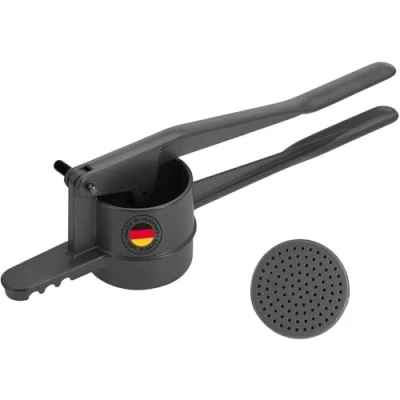 Image of Westmark Spaetzle/Potato Press, With Round Holes, Die Cast Aluminium, Length: 41 cm, Spätzlepress, Anthracite, 6110226Z