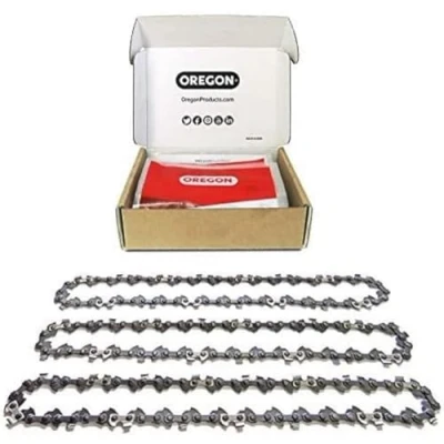 Image of Oregon 3 Pack Chainsaw Chain 3/8&quot; LP Pitch, .050&quot; (1.3 mm) Gauge for 14&quot; (35cm) Bar, 52 Drive Links Low kickback Chain, Fits Husqvarna, Ryobi, Bosch, Einhell, Dolmar, Ferrex and more
