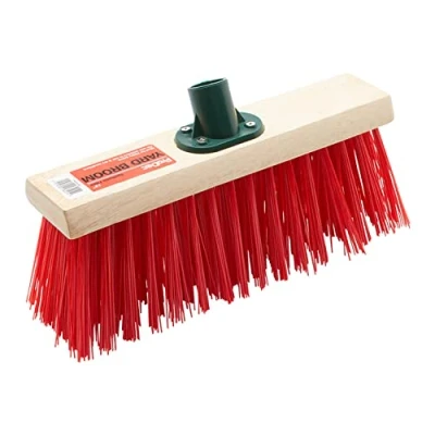Image of ProDec 13&quot; Synthetic Fibre Yard Broom Head for Heavy Duty Outdoor Sweeping