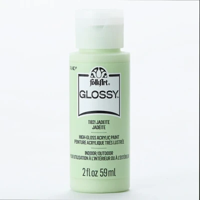 Image of Jadeite Folkart Glossy Acrylic Paints 2oz