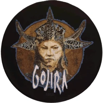 Image of Gojira Back Patch Fortitude Band Logo Official Black One Size