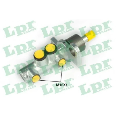 Image of 8D2611021 Master Cylinder LPR 1055 25,4mm Grey Cast Iron, Iron 12 X 1 (2) VOLKSWAGEN: Passat B5 GP Saloon, Estate, AUDI: A6 C5 Avant