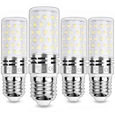 Image of HZSANUE E27 LED Corn Bulbs 12W, 3000K Warm White, 1350LM, Edison Screw Bulbs,100W Incandescent Equivalent,Pack of 4
