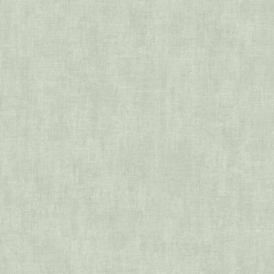 Image of Linen Texture Green Wallpaper Modern Contemporary Stylish Trendy Material Effect Feature Wall