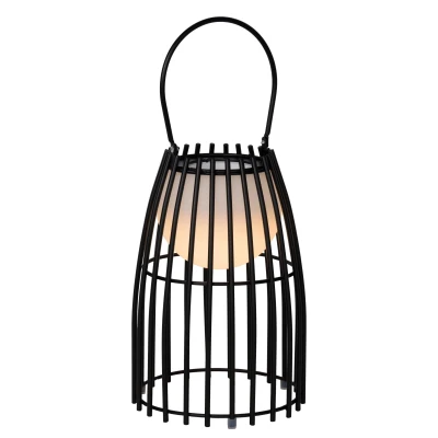 Image of Fjara Retro Table Lamp Outdoor Ø 17.5cm LED Dim. 1x0,3W 3200K IP44 3 StepDim Black
