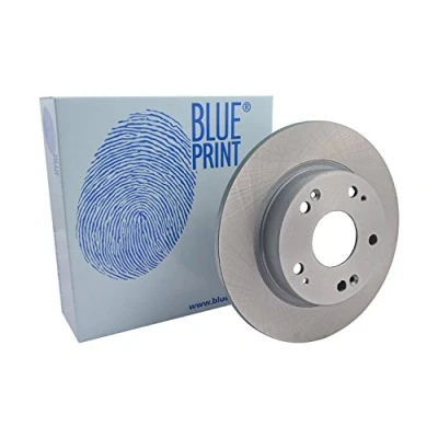Image of 42510SMGE20, 42510SNAA00, 42510SNAA01, 42510SNEA00 Brake disc BLUE PRINT ADH243100 Rear Axle 260mm 9mm 5 Hole 114mm solid Coated