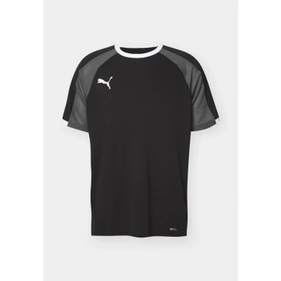 Image of Puma Individualliga Sports Tshirt Black whiteshadow gray, Men&#039;s, Size: Small, white shadow gray