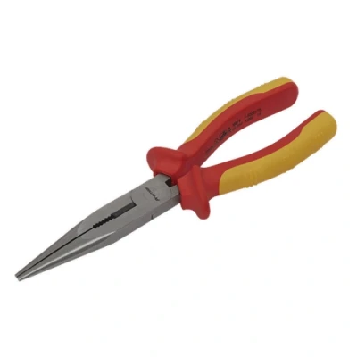 Image of Sealey Premier Long Nose Pliers 200mm VDE Approved