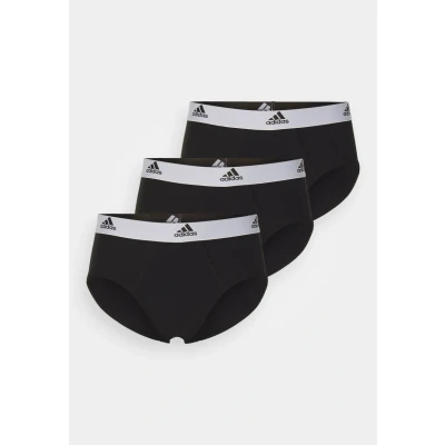 Image of adidas Sportswear 3 PACK Briefs, Men&#039;s, Size: Small, Black