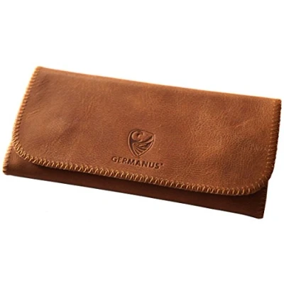 Image of GERMANUS Tobacco Pouch from Genuine Leather Made in EU Albrunus