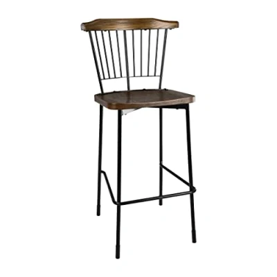 Image of Bolero Scandi High Stools Black (2 pack)
