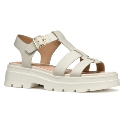 Image of Geox Adacter Platform sandals, Women&#039;s, Size: 3, Sand Calfskin