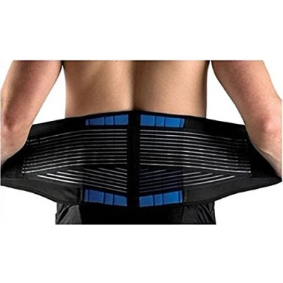 Image of SUAVER Back Brace Support Belt, Adjustable Deluxe Neoprene Double Pull Lumbar Lower Exercise Belt Pain Relief,Helps Men &amp; Women Relieve (XXXX L/50 54)
