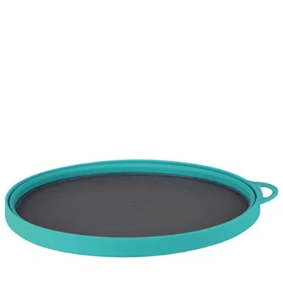Image of Lifeventure Silicon Ellipse Collapsible And Portable Flexi Plate For Camping, Travel &amp; Outdoor Graphite