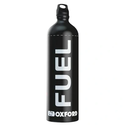 Image of Oxford Products Fuel Flask, 1.5L. Portable Motorcycle Can., Black, OX834