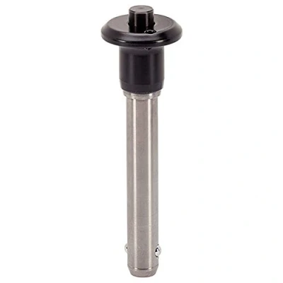 Image of HALDER 22340.0243 Ball Locking pin, Black, d1=8 mm / l1=90