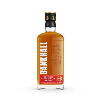 Image of Bankhall Single Malt Whisky 1L 40% Aged in Bourbon oak and new casks Sweet vanilla with smooth oaky spice