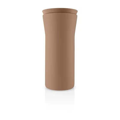 Image of Eva Solo City To Go cup 12oz Mocca Practical, double walled thermo for easy and simple one hand operation click lid allows drinking from all sides