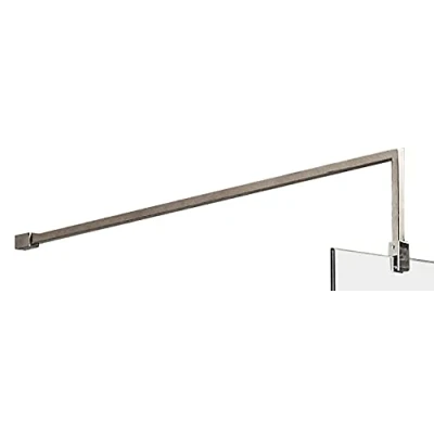 Image of nuie FIX023 Modern Bathroom Wetroom Screen Support Arm, Chrome