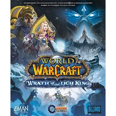 Image of LEGAMI Asmodee World of Warcraft: Wrath the Lich King, Connoisseur Game, Strategy German Multicoloured, Colourful ZMND0021