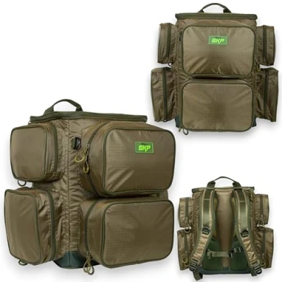 Image of Shakespeare SKP Rucksack Backpack Carp Fishing Camping Bag Overnight Travel Large