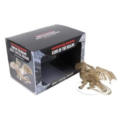 Image of D&amp;D Icons of the Realms miniatures prépeintes Adult Crystal Dragon