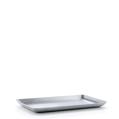 Image of blomus Basic Tray, 13 x 22 cm, matt Brushed Stainless Steel, 13x22 cm