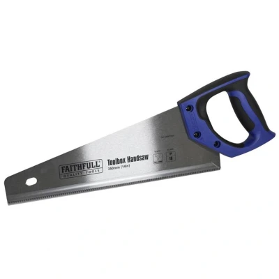 Image of Faithfull FAISAWTB14 Toolbox Hardpoint Handsaw 350 mm (14 Inch) 16tpi