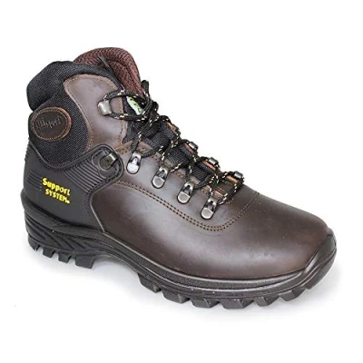 Image of Grisport Men&#039;s Explorer High Rise Hiking Boots, Dark Brown, 5 UK