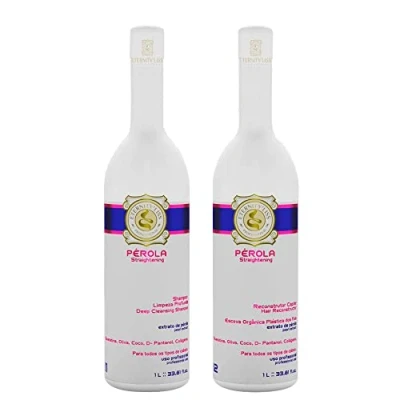 Image of NEW ETERNITY&#039;LISS Brazilian Perola Organic Hair Straightener Treatment (formaldehyde free)