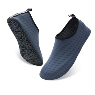 Image of Water Shoes Beach Surf Diving Snorkeling Swim Barefoot Quick Dry Skin Socks for Men Women, Grey, 36 37