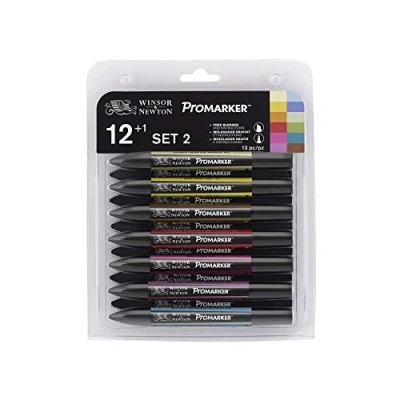 Image of Winsor &amp; Newton ProMarker Set of 12 2