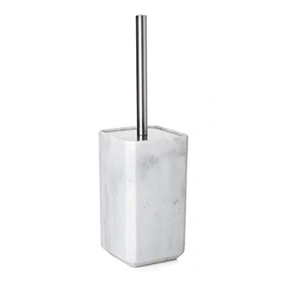 Image of Tatay Toilet Brush, Polyresin, Marble, 10.7 x 36