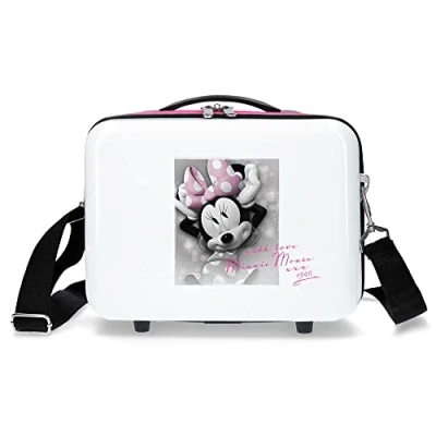 Image of Disney Minnie Style Adaptable Beauty Case White 29x21x15 cms ABS