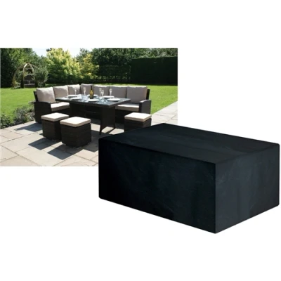 Image of Garland Small Casual Dining Set Cover Black, 7 Year Warranty