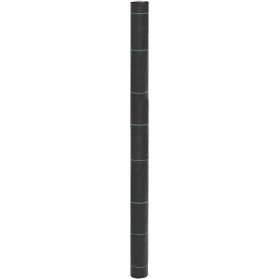 Image of vidaXL Weed Membrane Black 1.5x5 m PP