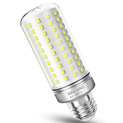 Image of MAILIHAO 25W LED Corn Light Bulb, 6000k Cold White 2500 lumens 200W Equivalent to Bulbs Not dimmable E27 Edison Screw, 1 Pack